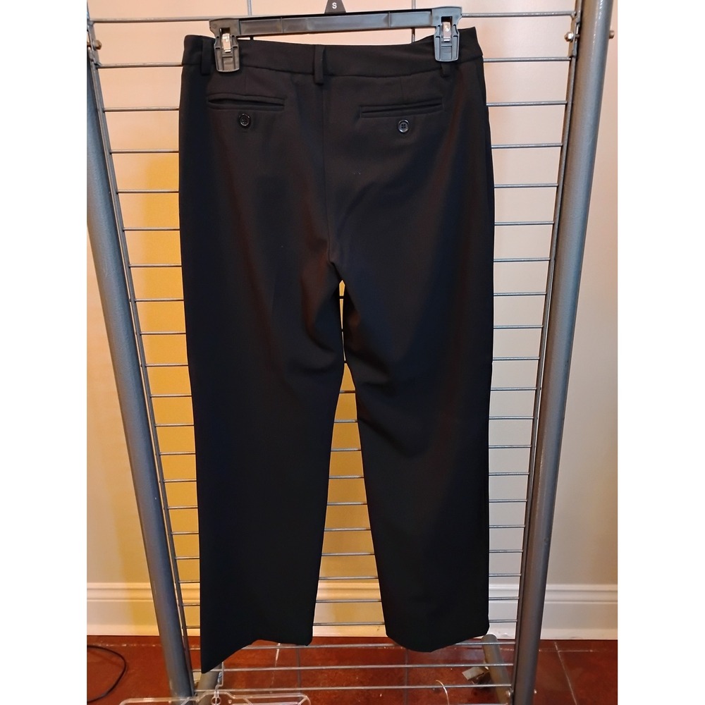 Jessica Petite Black Straight Leg Dress Pants Trousers Size 4P - Picture 2 of 7